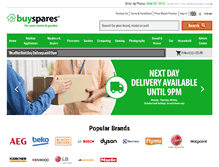 Tablet Screenshot of buyspares.co.uk