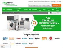 Tablet Screenshot of buyspares.fr